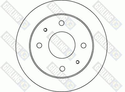 6041323 GIRLING Тормозной диск