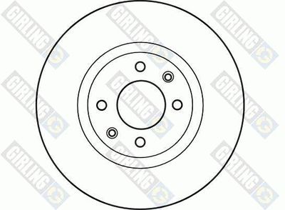 6041831 GIRLING Тормозной диск