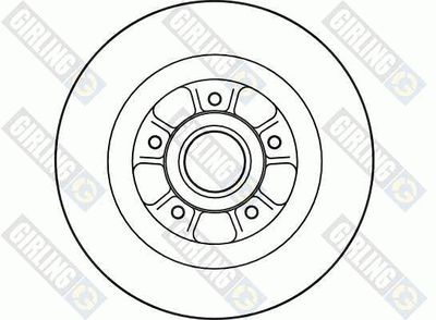6042274 GIRLING Тормозной диск