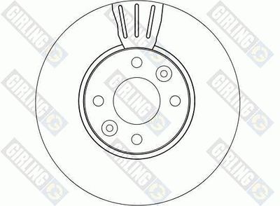 6042671 GIRLING Тормозной диск