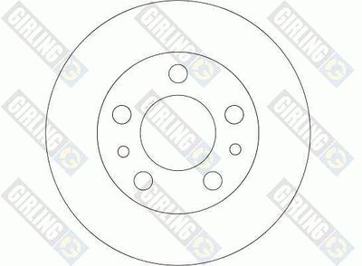 6043213 GIRLING Тормозной диск