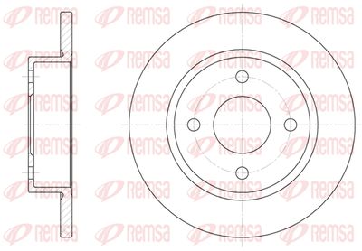 604700 REMSA Тормозной диск