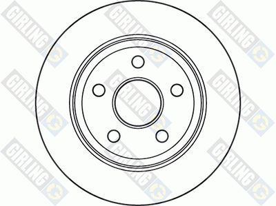 6049145 GIRLING Тормозной диск