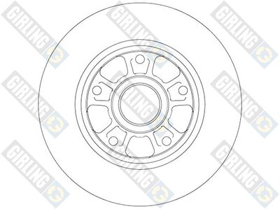 6061826 GIRLING Тормозной диск