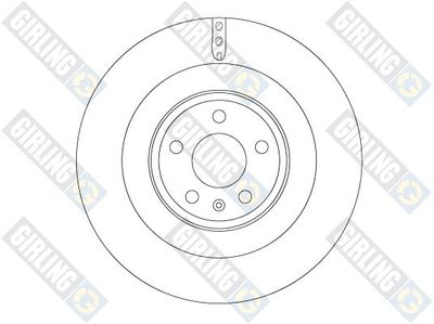 6063435 GIRLING Тормозной диск