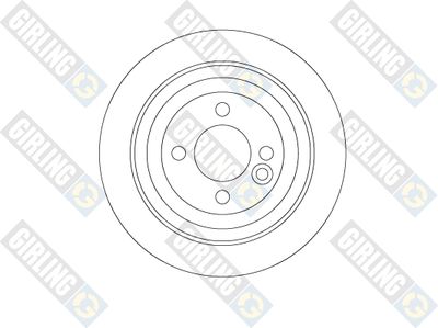 6065234 GIRLING Тормозной диск