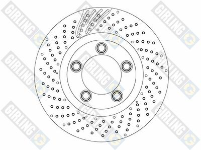 6065425 GIRLING Тормозной диск