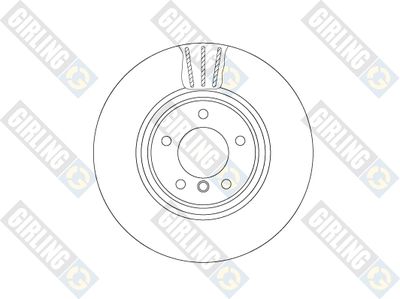 6066095 GIRLING Тормозной диск