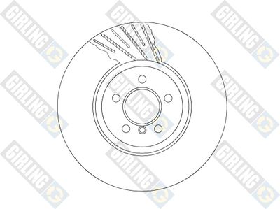 6066145 GIRLING Тормозной диск