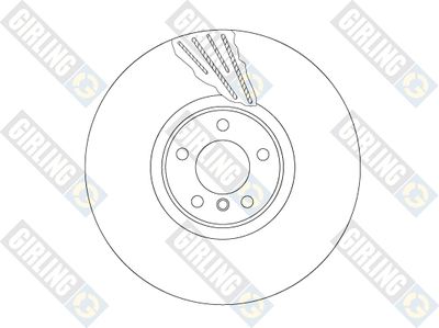 6066195 GIRLING Тормозной диск