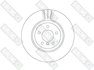 6066245 GIRLING Тормозной диск