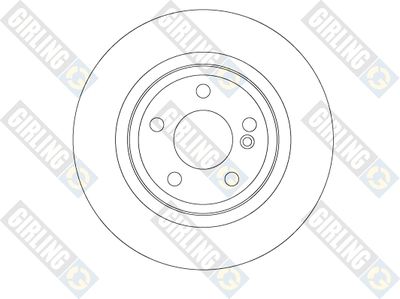 6066344 GIRLING Тормозной диск
