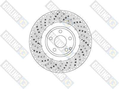 6066745 GIRLING Тормозной диск