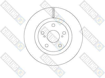 6066751 GIRLING Тормозной диск