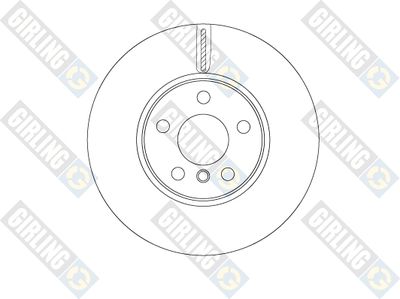 6067475 GIRLING Тормозной диск
