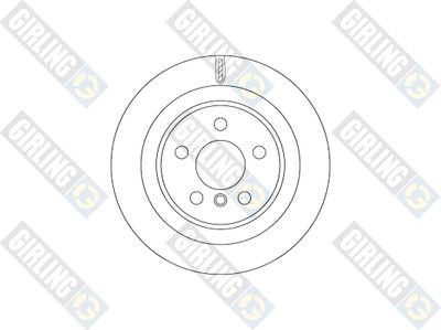 6067552 GIRLING Тормозной диск