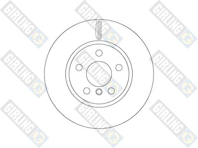 6067571 GIRLING Тормозной диск