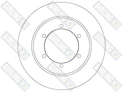 6067902 GIRLING Тормозной диск
