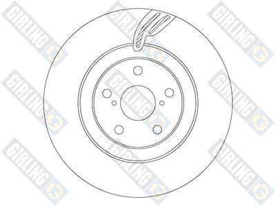 6067925 GIRLING Тормозной диск