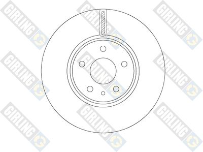 6068111 GIRLING Тормозной диск