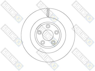 6068165 GIRLING Тормозной диск