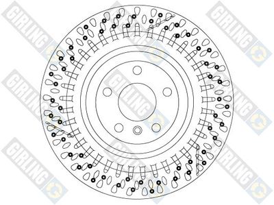 6068355 GIRLING Тормозной диск
