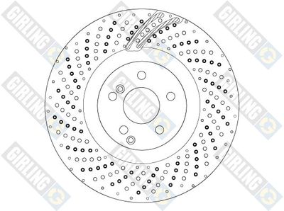 6068735 GIRLING Тормозной диск