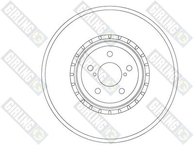 6069235 GIRLING Тормозной диск