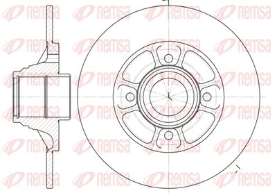 607500 REMSA Тормозной диск