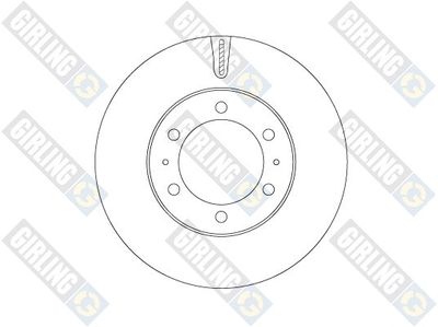 6078275 GIRLING Тормозной диск
