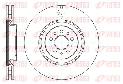 6101010 REMSA Тормозной диск