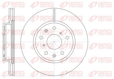 6101810 REMSA Тормозной диск