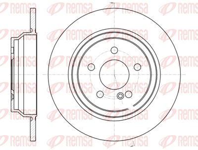 6103300 REMSA Тормозной диск