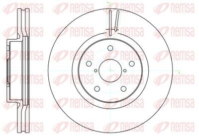 6104110 REMSA Тормозной диск