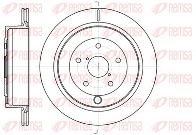 6104210 REMSA Тормозной диск