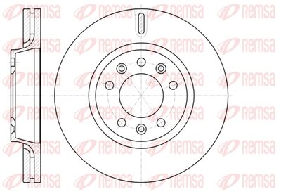 6105210 REMSA Тормозной диск