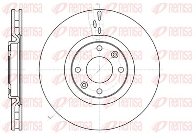 6105910 REMSA Тормозной диск