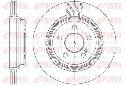 6107210 REMSA Тормозной диск