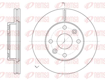 6111610 REMSA Тормозной диск