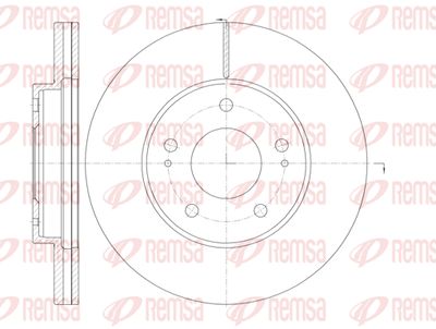6113010 REMSA Тормозной диск