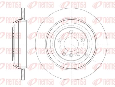 6116600 REMSA Тормозной диск