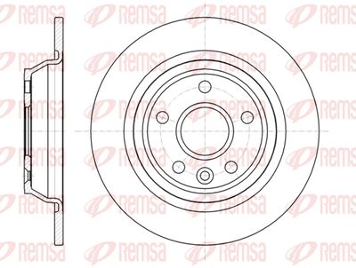 6116700 REMSA Тормозной диск