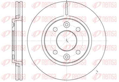 611710 REMSA Тормозной диск