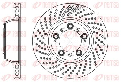 6119810 REMSA Тормозной диск