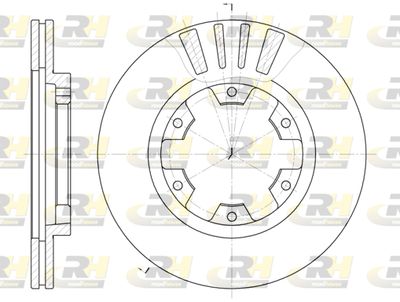 6123910 ROADHOUSE Тормозной диск