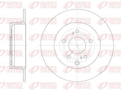 6124500 REMSA Тормозной диск