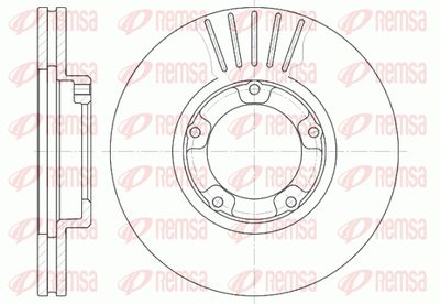 6124710 REMSA Тормозной диск