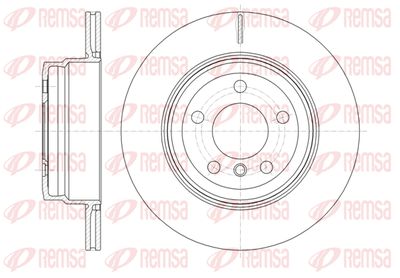 6128710 REMSA Тормозной диск
