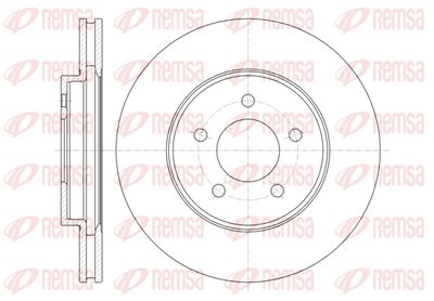 6137610 REMSA Тормозной диск