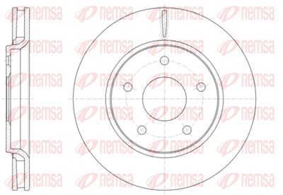 6139310 REMSA Тормозной диск